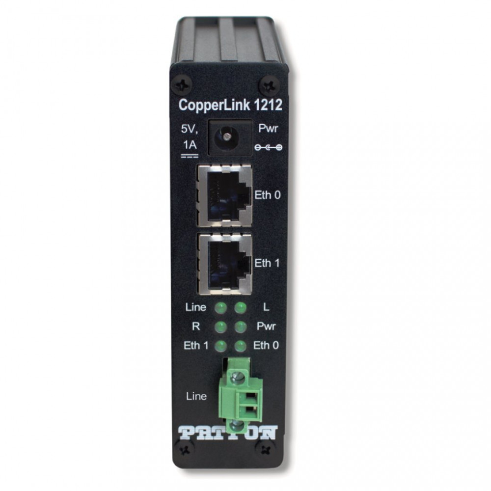 Patton CopperLink CL1212E Industrial Fast Ethernet Extender