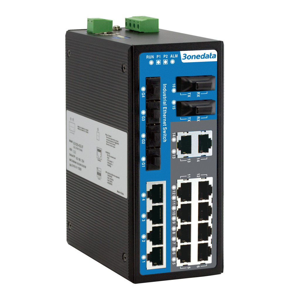 Industrial Ethernet to single-mode fiber media converter - Model3012-S