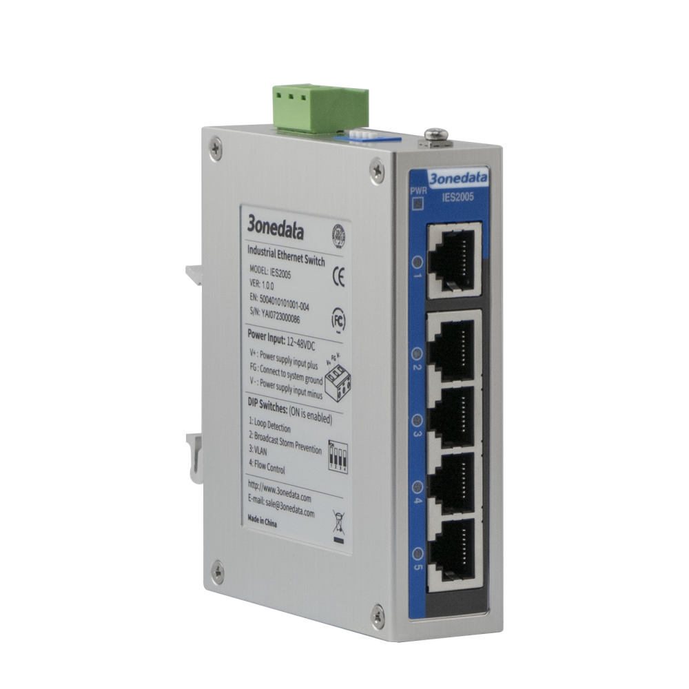 4 Port 10/100 Switch  RJ-45 Ethernet Switch with VLAN