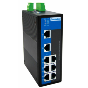 3onedata IES318 8-port Fast 10/100TX, Layer 2, Unmanaged Industrial Ethernet Switch