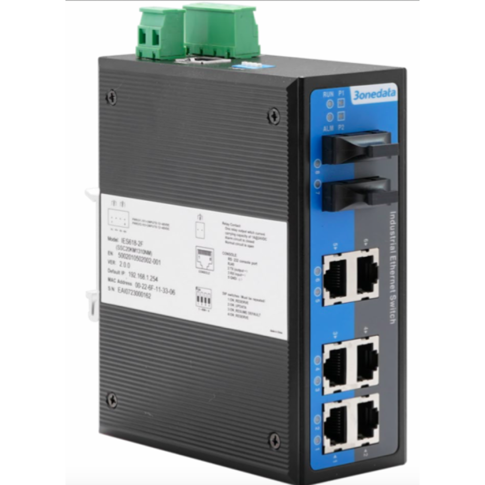 Industrial Ethernet to single-mode fiber media converter - Model3012-S