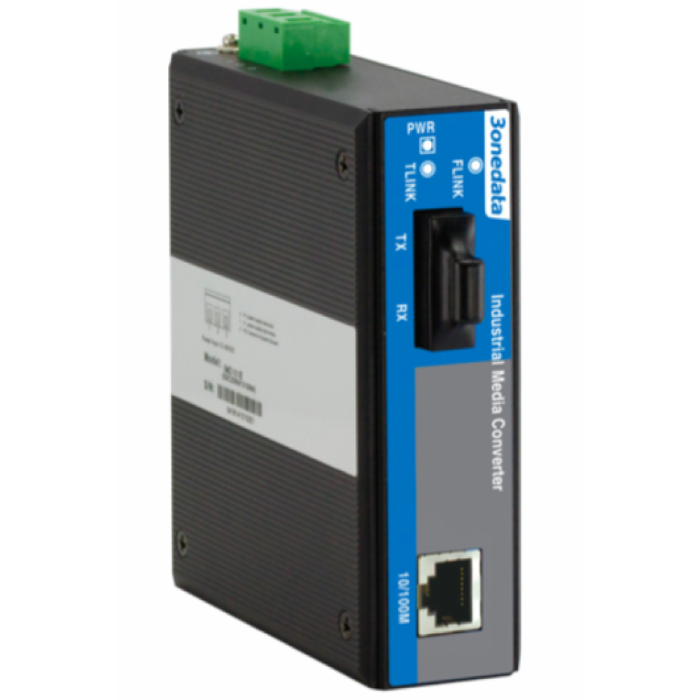 Convertisseur de média Ethernet industriel port