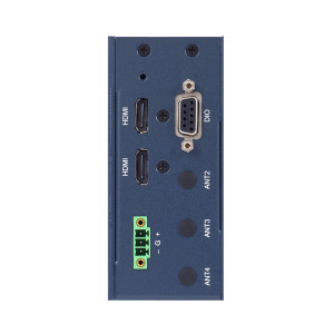 Axiomtek ICO150 DIN-Rail Fanless Embedded System, Intel Atom x7433RE, COM, 4 USB, and 2 GbE LAN