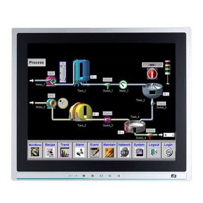 Axiomtek P1177E-500 17" HMI with Touchscreen, LGA 1151 Socket for Intel CPUs, IP65