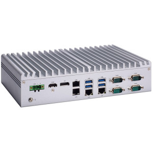 Axiomtek eBOX630B Fanless Computer, Intel Core Ultra Processor, 4 Ethernet ports, HDMI/DisplayPort