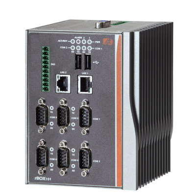 Axiomtek rBOX101-6COM Fanless Computer, Atom Z510PT/ Z520PT