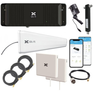 Cel-Fi GO-X Smart 4G LTE Signal Booster Kit for Two Level Buildings