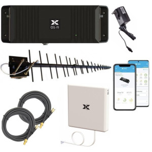 Cel-Fi GO-X Smart 4G LTE Signal Booster Kit for Single Level Buildings