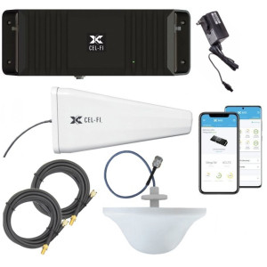 Cel-Fi GO-X Smart 4G LTE Signal Booster Kit for Single Level Buildings
