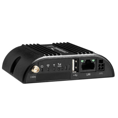 Cradlepoint COR IBR200 Industrial IoT LTE Router with NetCloud, 1 Ethernet Ports, GPS, Wi-Fi