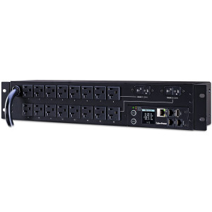 CyberPower PDU31003 Monitored Power Distribution Unit, 16 NEMA 5-20R outlets, 2U rackmount