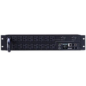 CyberPower PDU31003 Monitored Power Distribution Unit, 16 NEMA 5-20R outlets, 2U rackmount