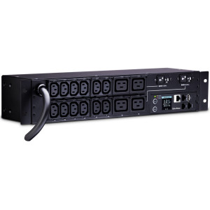 CyberPower PDU31008 Monitored Power Distribution Unit, 12 IEC-320 C13, 4 IEC-320 C19 outlets, 2U rackmount