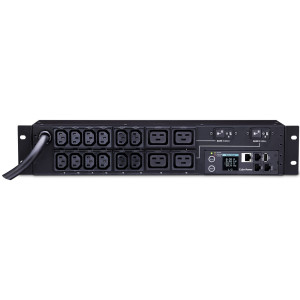 CyberPower PDU31008 Monitored Power Distribution Unit, 12 IEC-320 C13, 4 IEC-320 C19 outlets, 2U rackmount