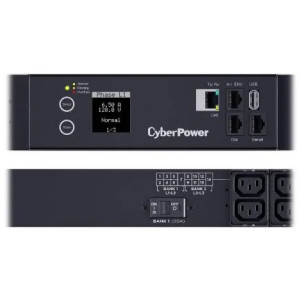 CyberPower PDU33105 Monitored Power Distribution Unit, 44-outlet (2 NEMA 5-20R, 36 x IEC-320 C13 and 6 x IEC-320 C19)
