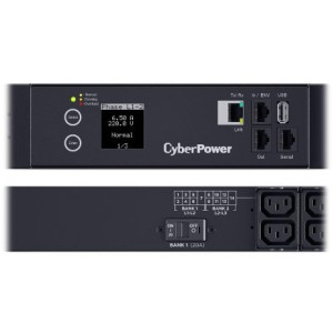 CyberPower PDU33108 Monitored Power Distribution Unit, 42-outlet (36 x IEC-320 C13 and 6 x IEC-320 C19)
