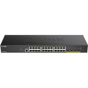 D-Link DGS-1250-28X-6KV 28-Port Gigabit L3 Lite Managed Switch, 24 Gigabit ports and 4 10G SFP+ Uplink ports