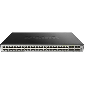 D-Link DGS-3630-52TC/SI 52-Port Gigabit L3 Managed Switch, 44x 10/100/1000BASE-T, 4x Combo 10/100/1000BASE-T/SFP, 4x 10G SFP+