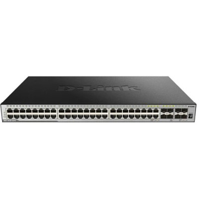 D-Link DGS-3630-52TC/SI 52-Port Gigabit L3 Managed Switch, 44x 10/100/1000BASE-T, 4x Combo 10/100/1000BASE-T/SFP, 4x 10G SFP+ D-Link DGS-3630-52TC/SI 52-Port Gigabit L3 Managed Switch, 44x 10/100/1000BASE-T, 4x Combo 10/100/1000BASE-T/SFP, 4x 10G SFP+