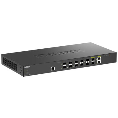 D-Link DXS-1210-12SC 12-Port 10G Layer 2 Managed Switch, 10x 10G SFP+ and 2x 1G/10GBASE-T / SFP+ combo ports