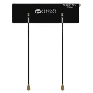 Panorama TFM2-24-58-72 Embedded flexible MIMO WiFi antenna covering 2.4/5.0/7.2G Hz, C113 cable, UFL R/A UFL plug