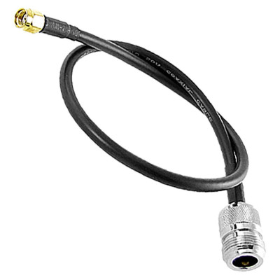 Parsec LMR19512 Low-Loss Jumper Cable Converts N-Type male to SMA/RPSMA Male, 1-foot Length