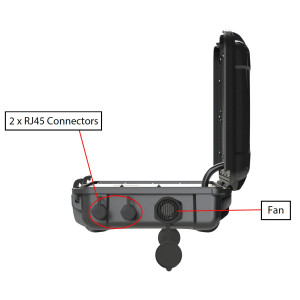 Portable Wireless Hotspot with Cradlepoint IBR600, MIMO LTE, WIFI, & GPS Antennas