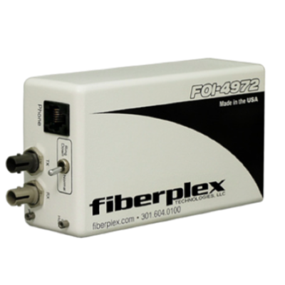 Patton FiberPlex FOI-4972 Fiber Optic Extender- POTS (FXO/FXS), Instrument Side, V.90