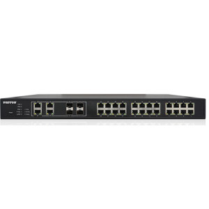 Patton FP2024E Managed Industrial Ethernet Switch, 28 ports, 10/100/1000Tx, 4 SFP Cages