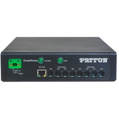 Patton SmartNode SN4140E Industrial Rugged VoIP Gateway | 2, 4 or 8 Analog Ports