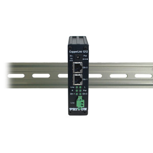 Patton CopperLink CL1212E Ethernet Extender, Wide Temperature, 2 Fast Ethernet Ports
