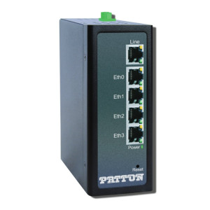 Patton CopperLink CL1314R Industrial Long Range 4-Port Ethernet Extender