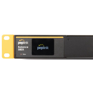 Peplink BPL-580X-PRM Enterprise Router, 10G WAN, 10G LAN, 2x USB-C, 8x 2.5G, and 1x Expansion Module port