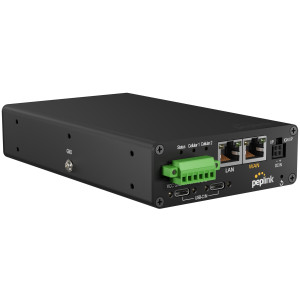 Peplink MAX-TST-PRO-DUO-LTEA-Q-T-PRM Max Transit Duo Pro Router, dual Cat 12 LTEA Modems, 2 USB-C, Wi-Fi 6
