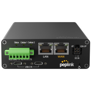 Peplink MAX-TST-PRO-DUO-LTEA-Q-T-PRM Max Transit Duo Pro Router, dual Cat 12 LTEA Modems, 2 USB-C, Wi-Fi 6