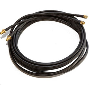 Poynting CAB-109 Low Loss Cable, Twin HDF-195, SMA (M) to SMA (F), 10 m