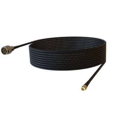 Poynting CAB-49  Loss cable, Low Loss Cable HDF-195, N-Type (M) to SMA (M), 10 m