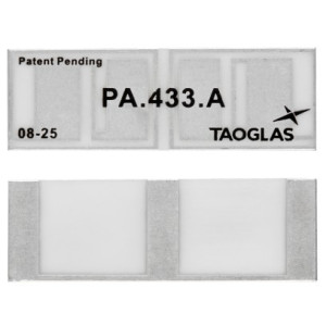 Taoglas PA.433 433 MHz Ceramic SMD Antenna, 30.0 x 10.0 x 5.0 mm Taoglas PA.433 433 MHz Ceramic SMD Antenna, 30.0 x 10.0 x 5.0 mm