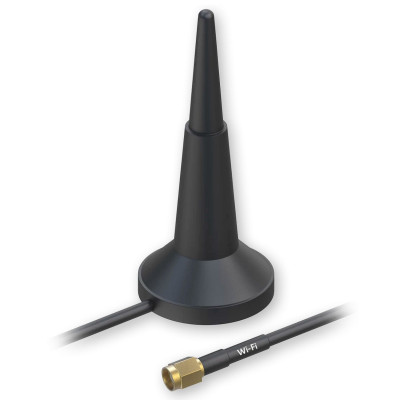Teltonika PR1KRD30 Magnetic WiFi Antenna for routers, RP-SMA connector