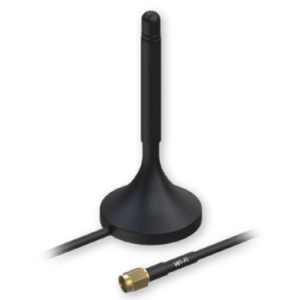 Teltonika PR1KRF30 Magnetic WiFi Antenna for routers, RP-SMA connector, 1.5 m cable