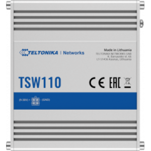 Teltonika TSW110 5-Port Unmanaged Gigabit Switch with rugged aluminum housing