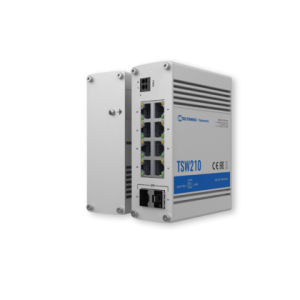 Teltonika TSW210 10-Port Unmanaged Ethernet Switch with 2 SFP Fiber Ports