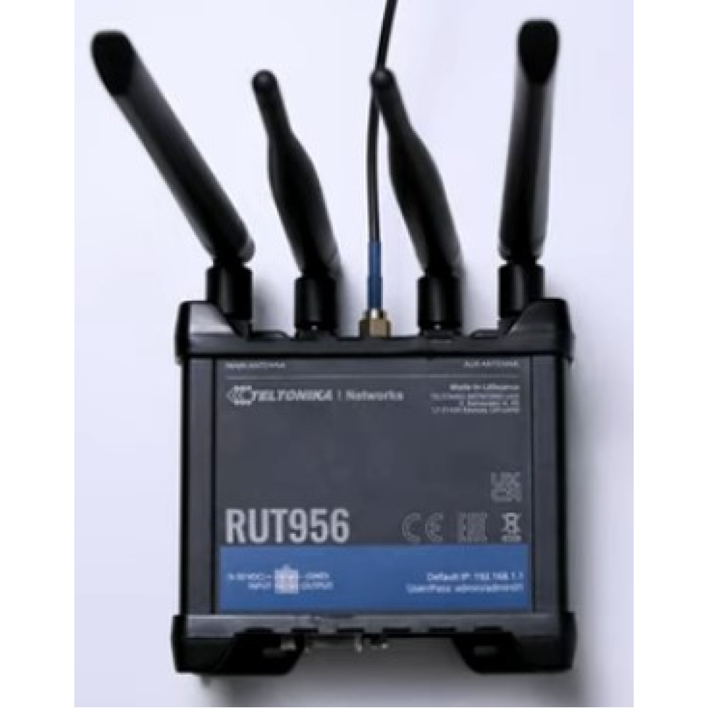 Teltonika RUT956 Industrial 4G/LTE Wi-Fi Router with GNSS/GPS