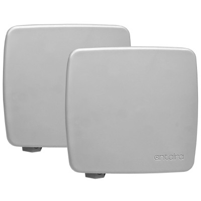 Antaira AIROLINX-GOMAX-KIT-IP67-T Preconfigured Bridge kit, Plug-and-Play, -40°C to 75°C, 19dBi panel antenna