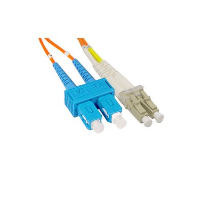 SC to LC Multi-Mode Duplex Cable, 1m, 2m or 5m, CBF-SC-LC-MD