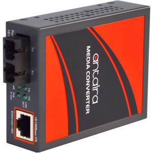 Antaira FCU-1802P 10/100TX to 100FX Ethernet Media Converter with PoE