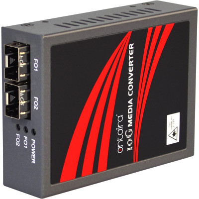 Antaira FCU-5002-SFP+ 10GBase-R SFP+ to 10GBase-R SFP+ Media Converter