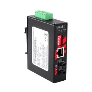 Antaira IMC-C100-ST (-M, -S1, -T) Fiber to Fast Ethernet Media Converter, ST Connector