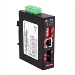 Antaira IMP-C100 (-M, -S3, -T) Fiber to Fast Ethernet Media Converter, SC Connector