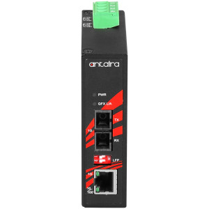 Antaira IMC-C1000 (-M, -S, -T) Fiber to Gigabit Ethernet Converter, SC Connectors
